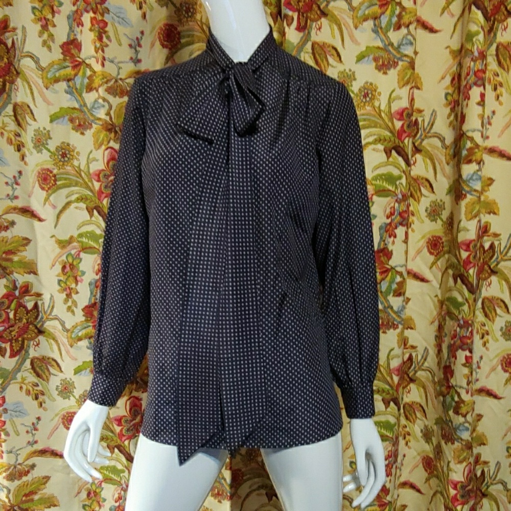 Vintage pussy bow blouse.